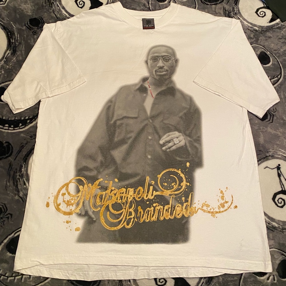 Vintage 2pac MAKAVELI Brand Rap T-Shirt 90’s